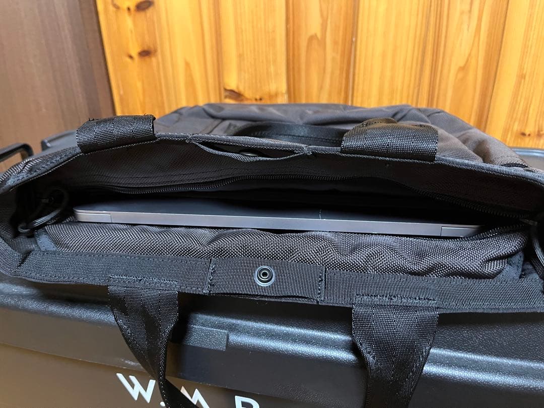 UNITED ARROWS別注 BRIEFING PC TOTE ダークグレー