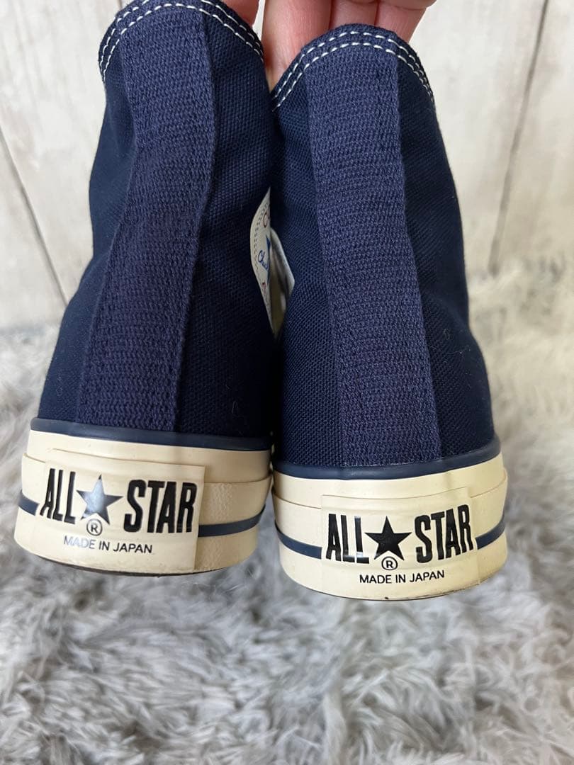 復刻 80’s コンバース オールスター 27cm ネイビー ハイカット 日本製