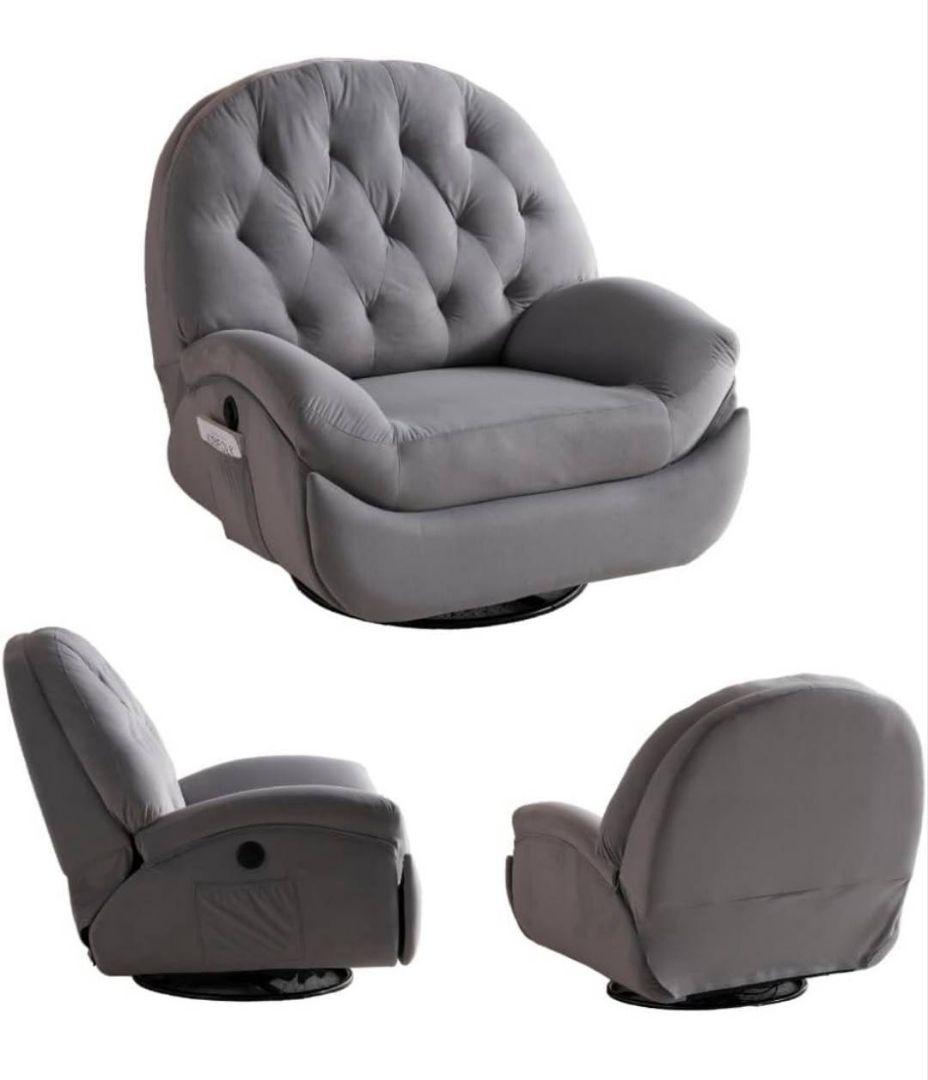 タ*ジ様 【引取希望】グレー　電動リクライニングソファー