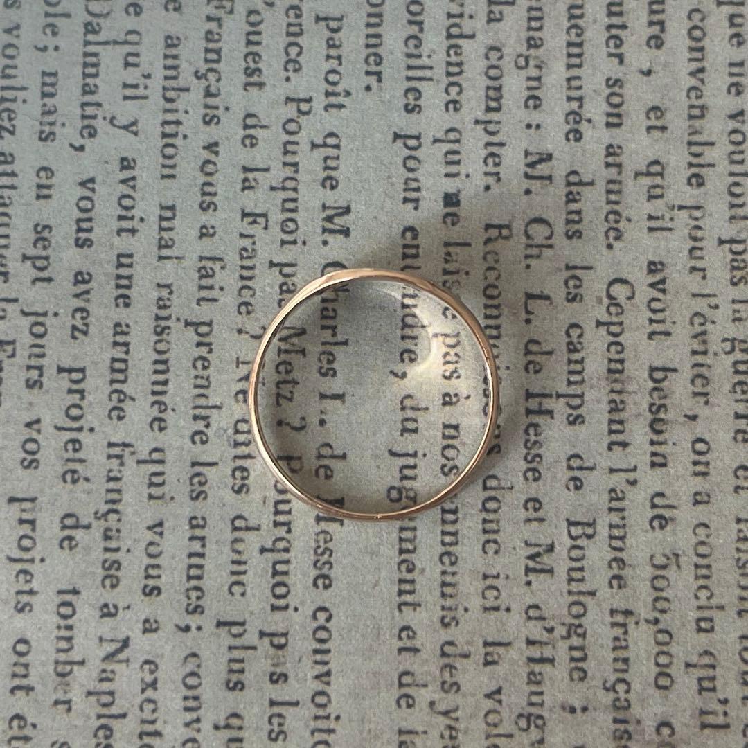 英国　イギリス　ヴィンテージ　9金　9k シグネットリング