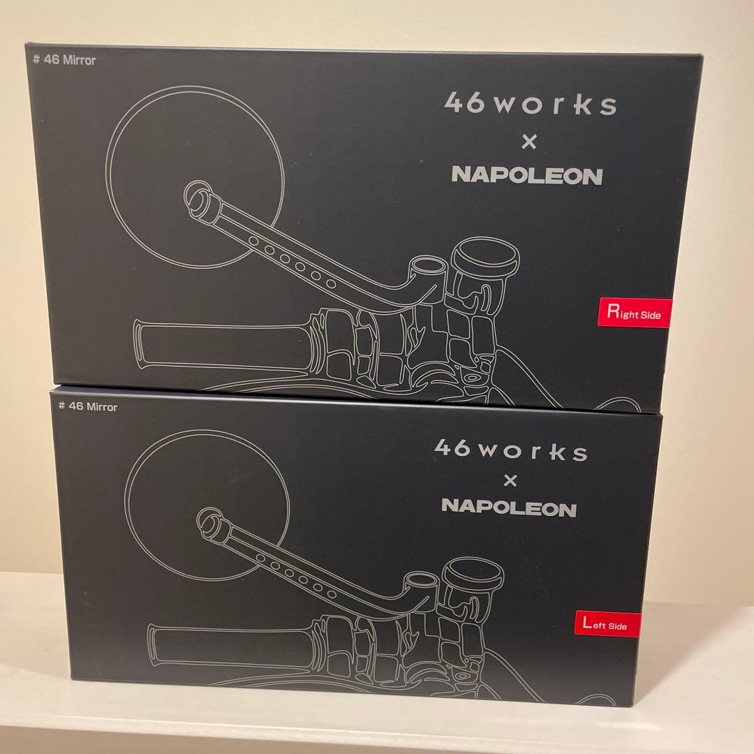 46worksミラー NA-018L NA-018R セット + アダプタ