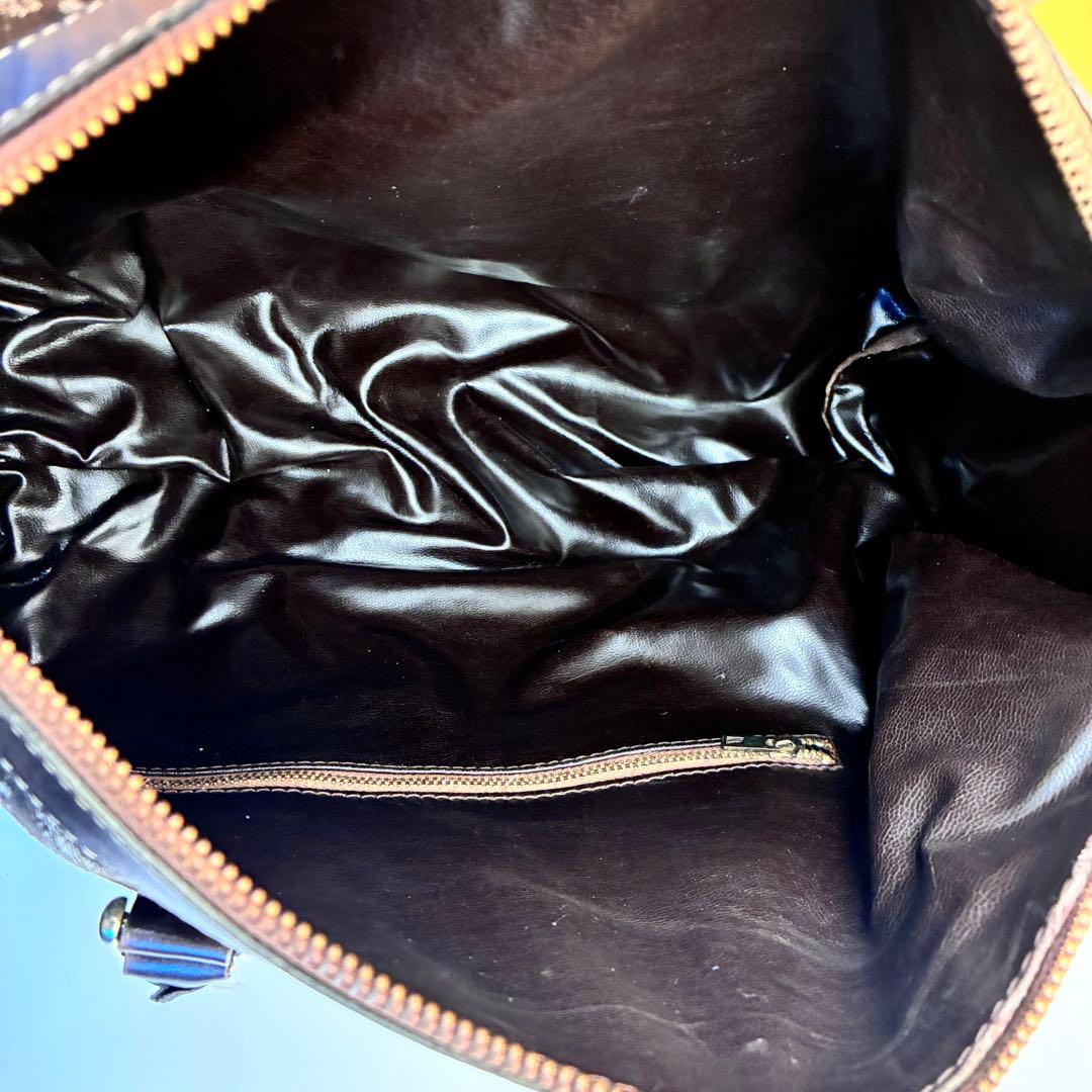 CELINE セリーヌ マカダム柄 ボストンバッグ トラベル オールドセリーヌ