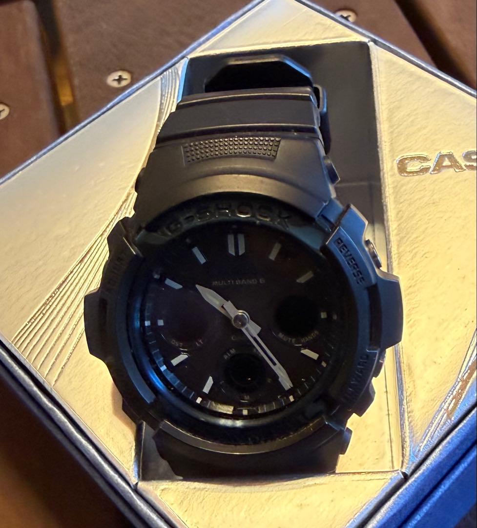 CASIO G-SHOCK AWG-M100A-1Aソーラー電波時計マルチバンド