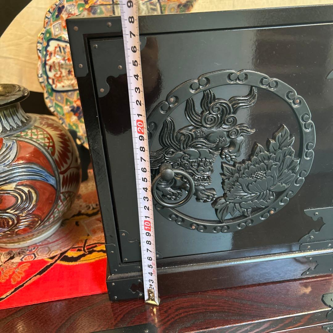 仙台箪笥風、木製引き出し3段、