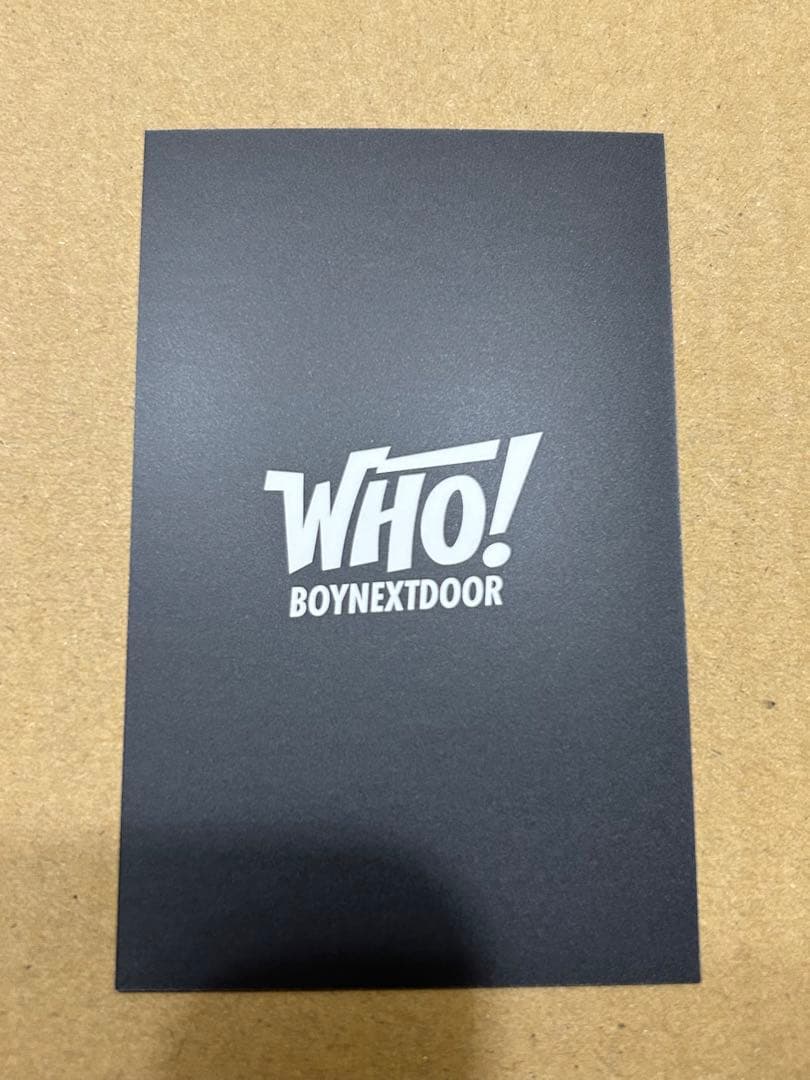 BOYNEXTDOOR　ウナク　ユニバ　トレカ