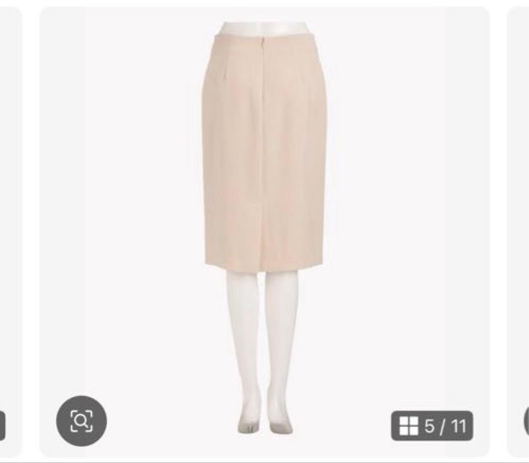 【新品未使用タグ付き】セオリーリュクス　ベージュ タイトスカート サイズ40