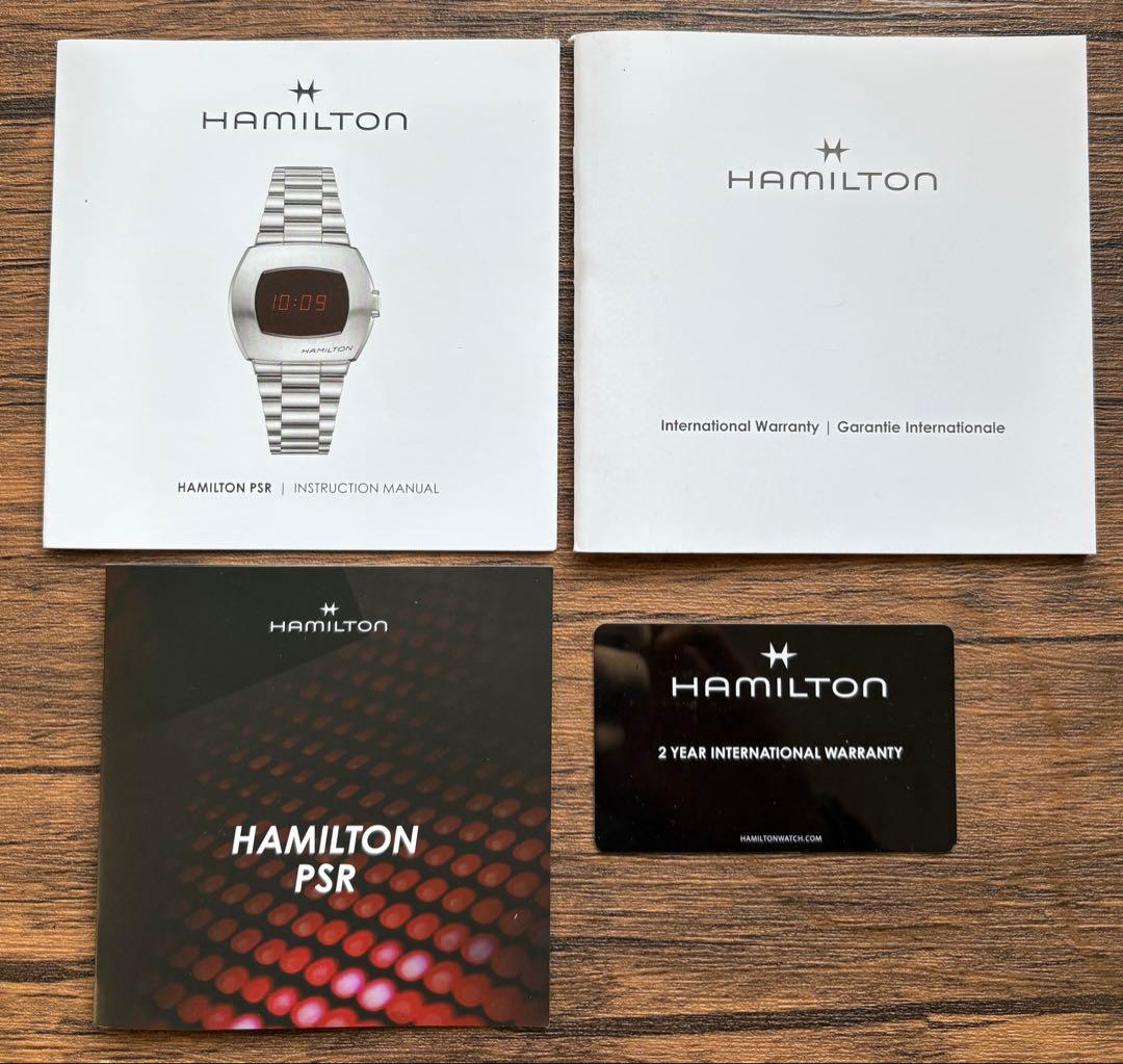 美品 HAMILTON ハミルトン PSR H524140 グリーン LED