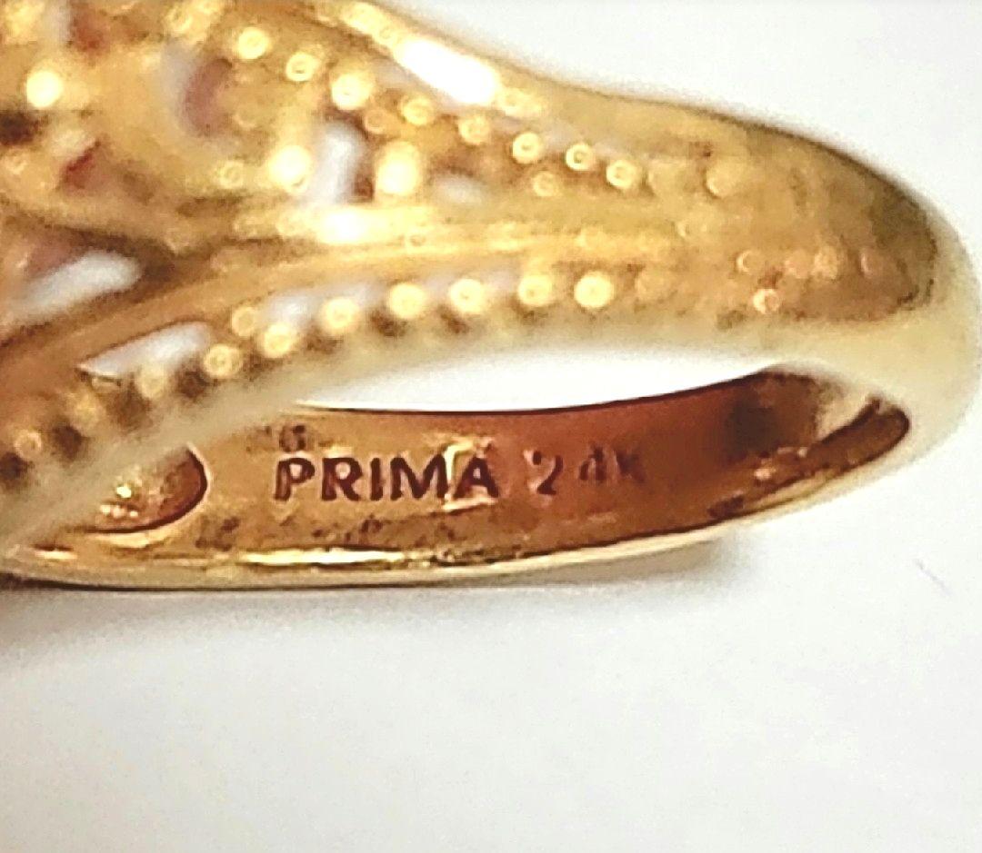 プリマゴールドPRIMA GOLD 純金(24K) クラウンモチーフリング 9号