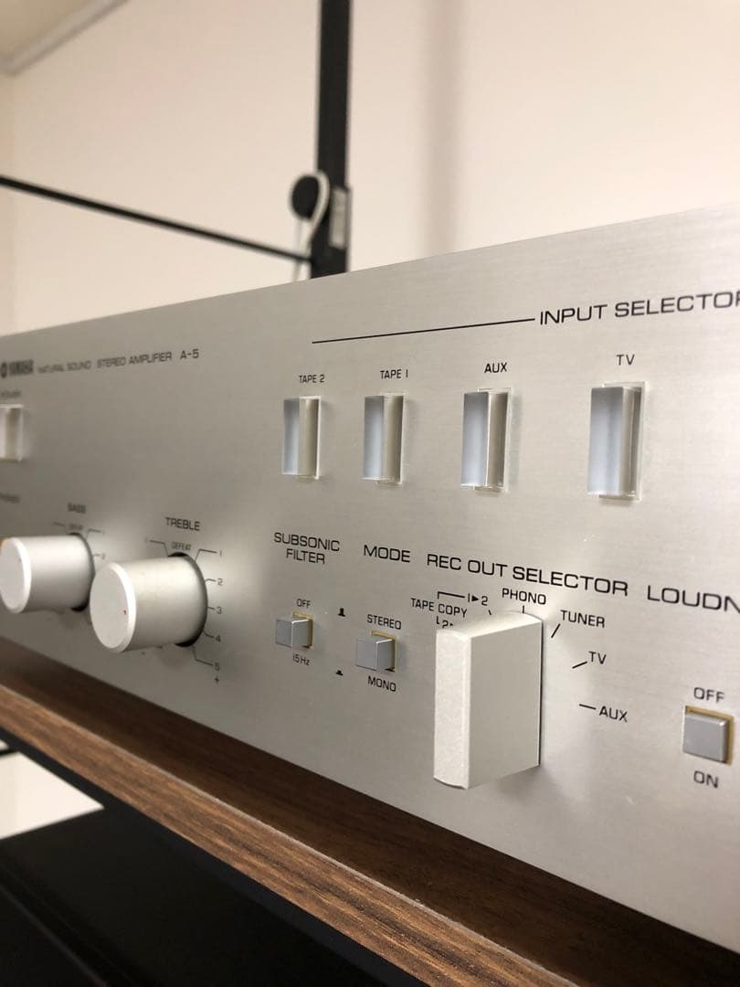 YAMAHA A-5 プリメインアンプ 動作品