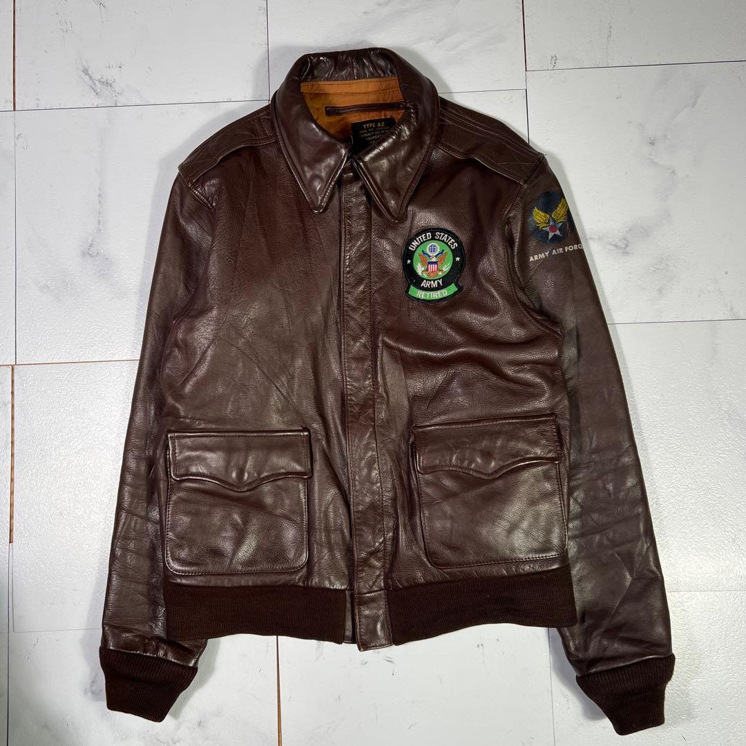 Air Force us army A-2 レザージャケット フライトジャケット