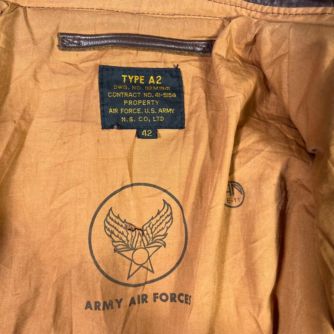 Air Force us army A-2 レザージャケット フライトジャケット