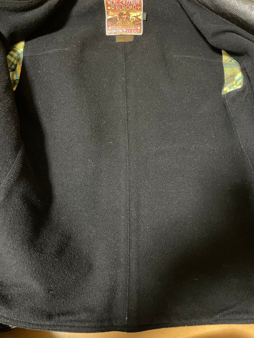 フリーホイーラーズ⭐︎スイッチヤードコート⭐︎ルードブラック38上質ホースハイド