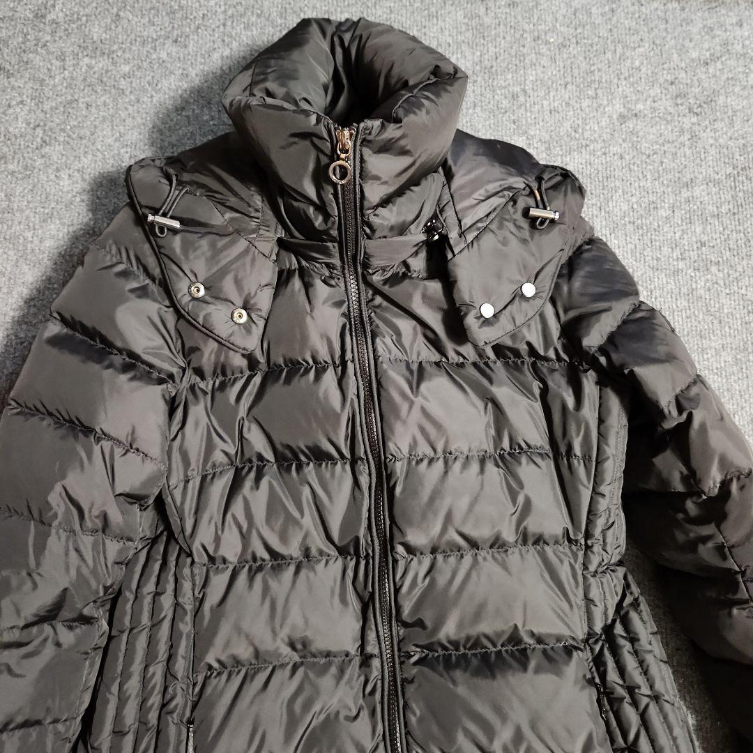 美品TATRASタトラスブラック ロングダウンジャケット ポリテアマ