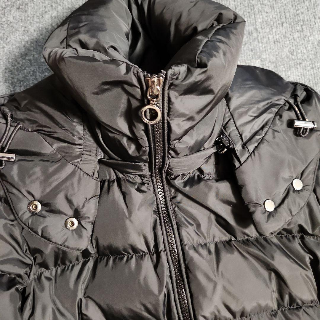 美品TATRASタトラスブラック ロングダウンジャケット ポリテアマ