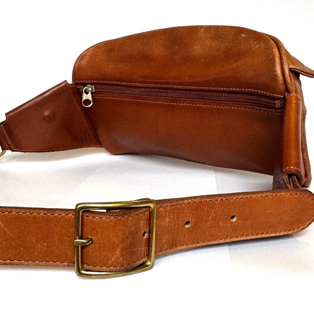 ✨希少・美品✨オールドコーチ ウエストポーチ ショルダーバッグ 茶