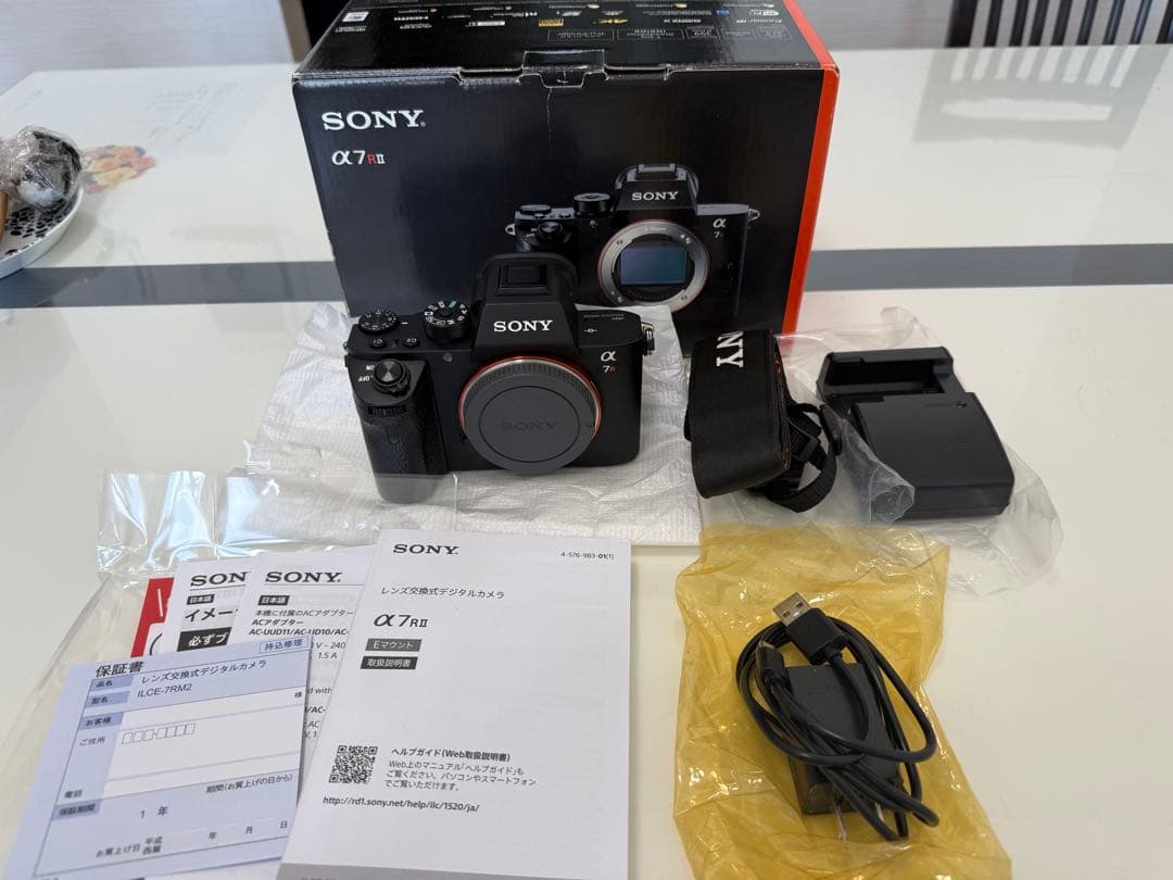 新品同様‼️SONY α7R II 純正バッテリーチャージャー付　値引き不可
