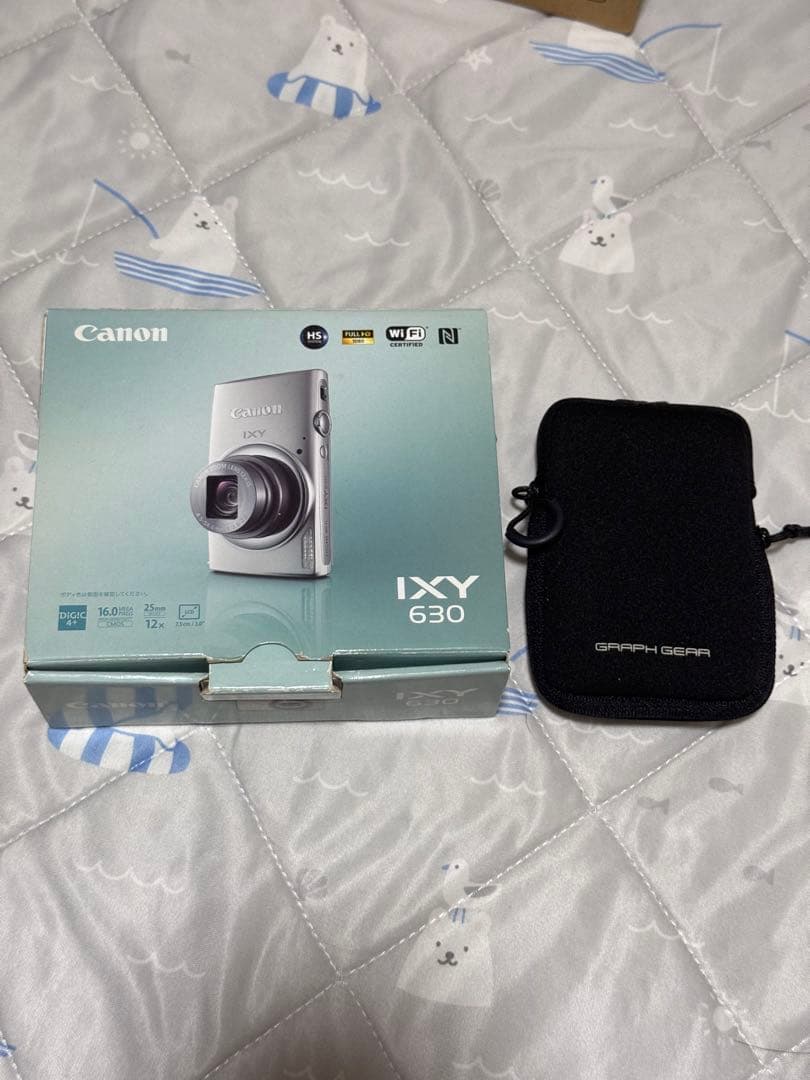 Canon IXY 630 シルバー 本体と付属品