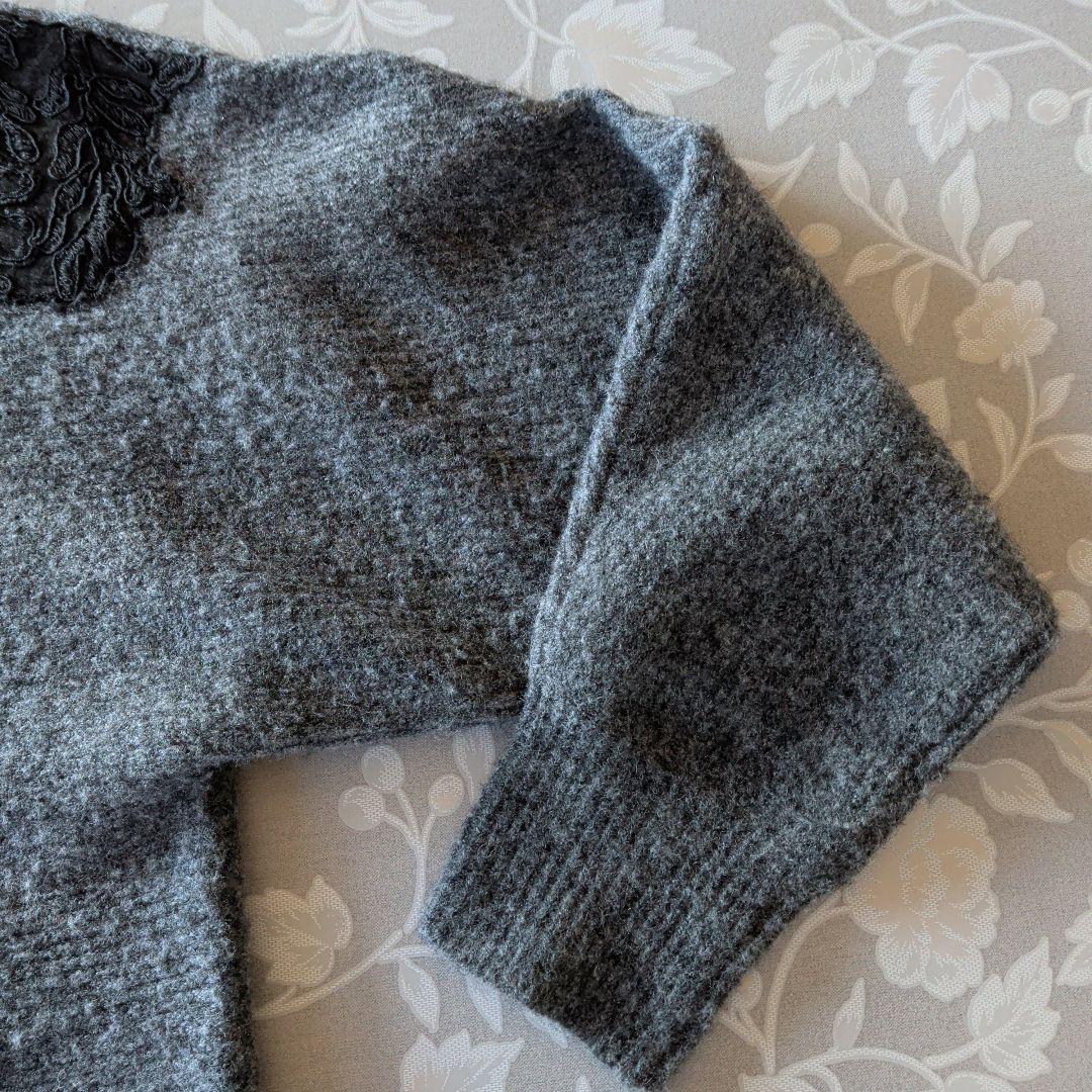 ＊ダイアグラム＊レース付プルオーバー セーター