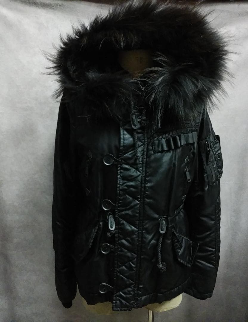 y2k　moussy　ミリタリー　ファーコート　フェアリーグランジ　平成ギャル