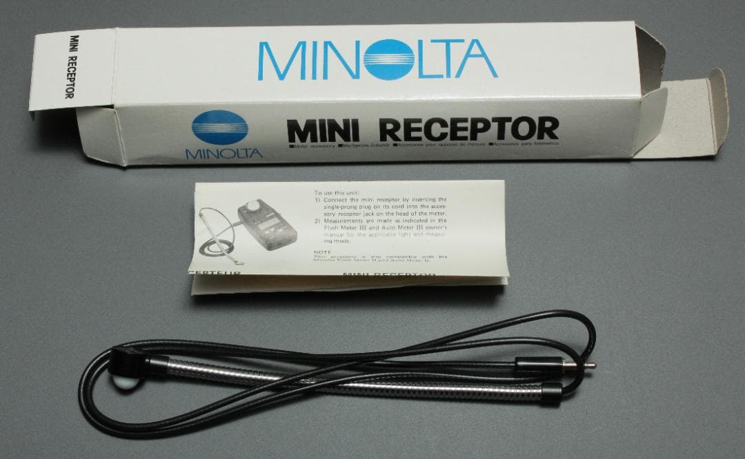 ミノルタ　ミニ受光部　mini receptor 貴重な新品