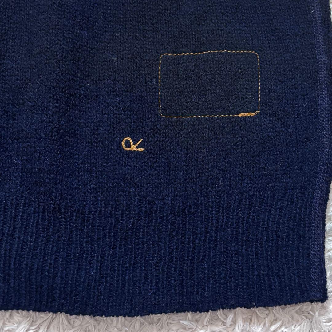 極美品/現行✨45R 葉山ものがたりシェットランド超ガーゼの908クルー ニット