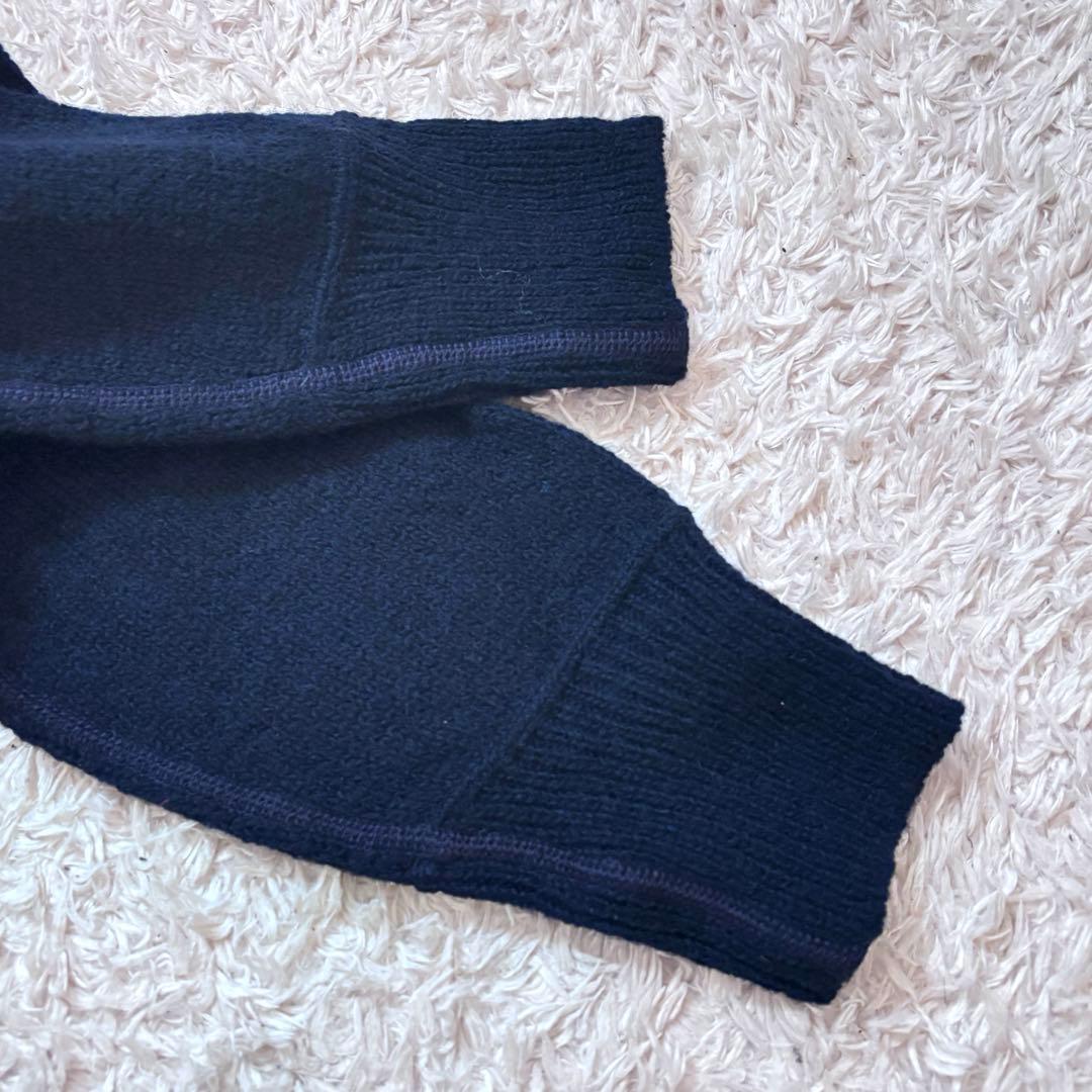 極美品/現行✨45R 葉山ものがたりシェットランド超ガーゼの908クルー ニット