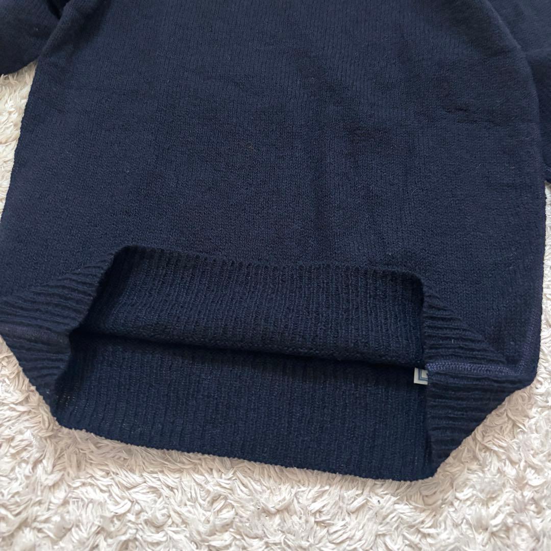 極美品/現行✨45R 葉山ものがたりシェットランド超ガーゼの908クルー ニット