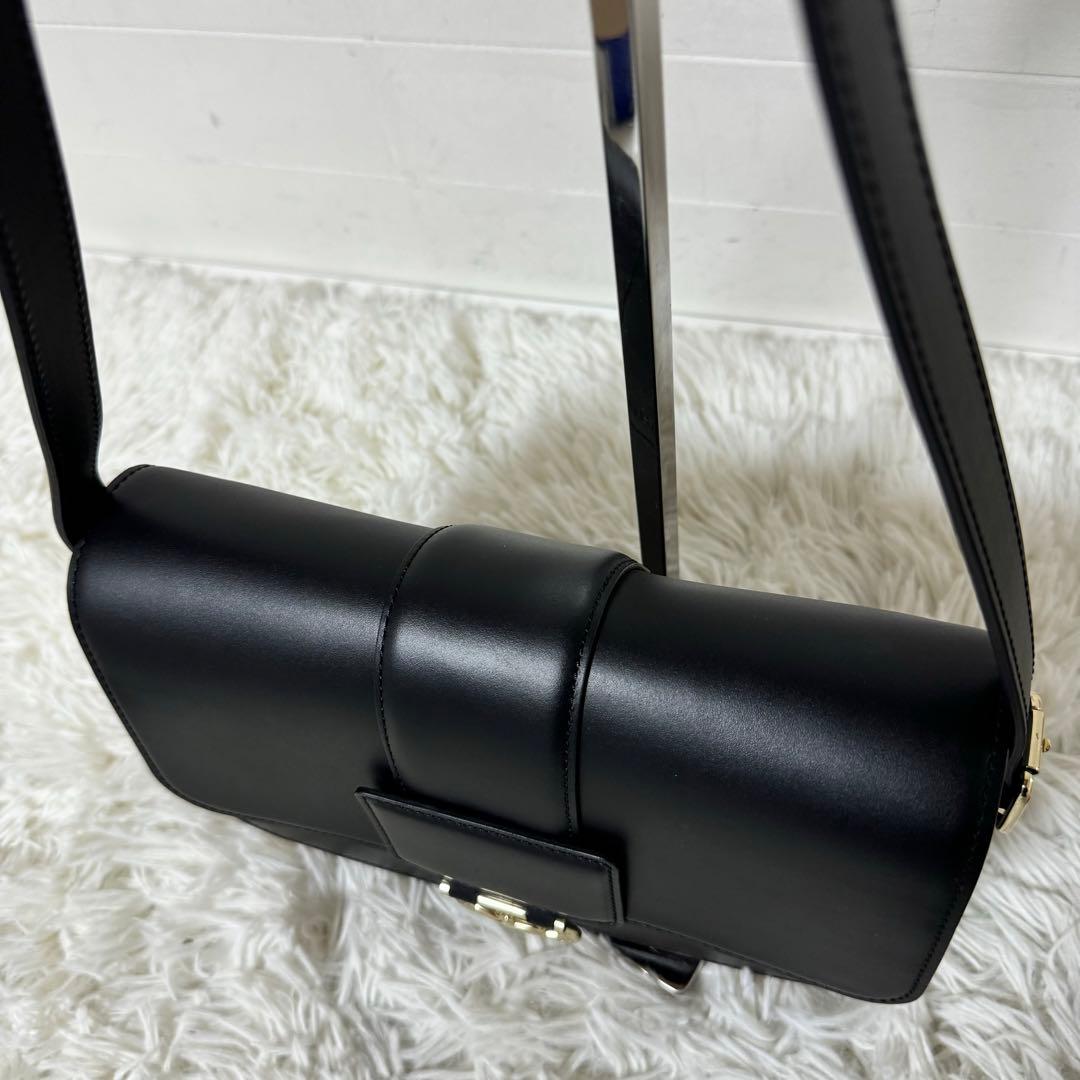 未使用級✨Longchamp ロンシャン ボックストロット　ブラック　レザー