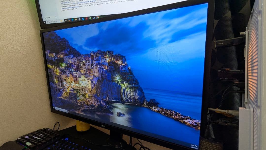 大画面 モニター 高解像度LG 32MN50W-B 31.5型 美品 モニター