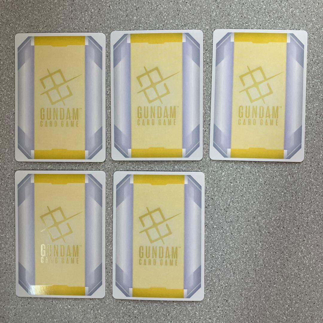 ☆ガンダムカードゲーム☆EXリソース☆リリーナ☆β版☆5枚セット☆未使用☆プロモ