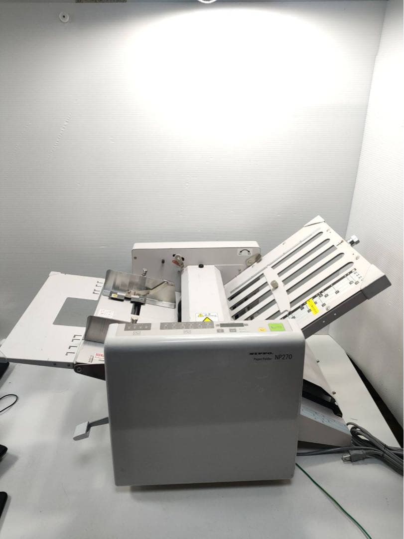 NIPPO 紙折り機 NP270 動作確認済み 業務用 オフィス 店舗