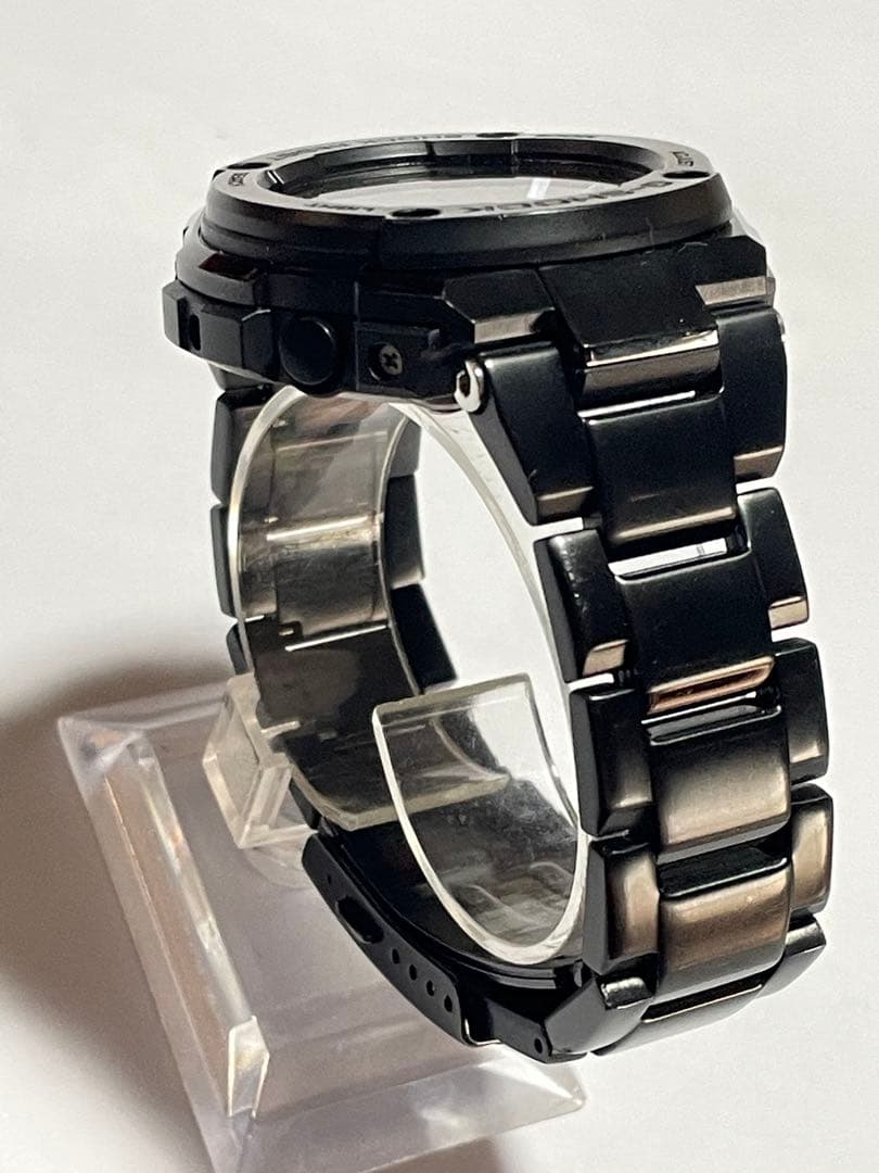 G-SHOCKブラックメタルバンド腕時計電波ソーラーGST-W300 G