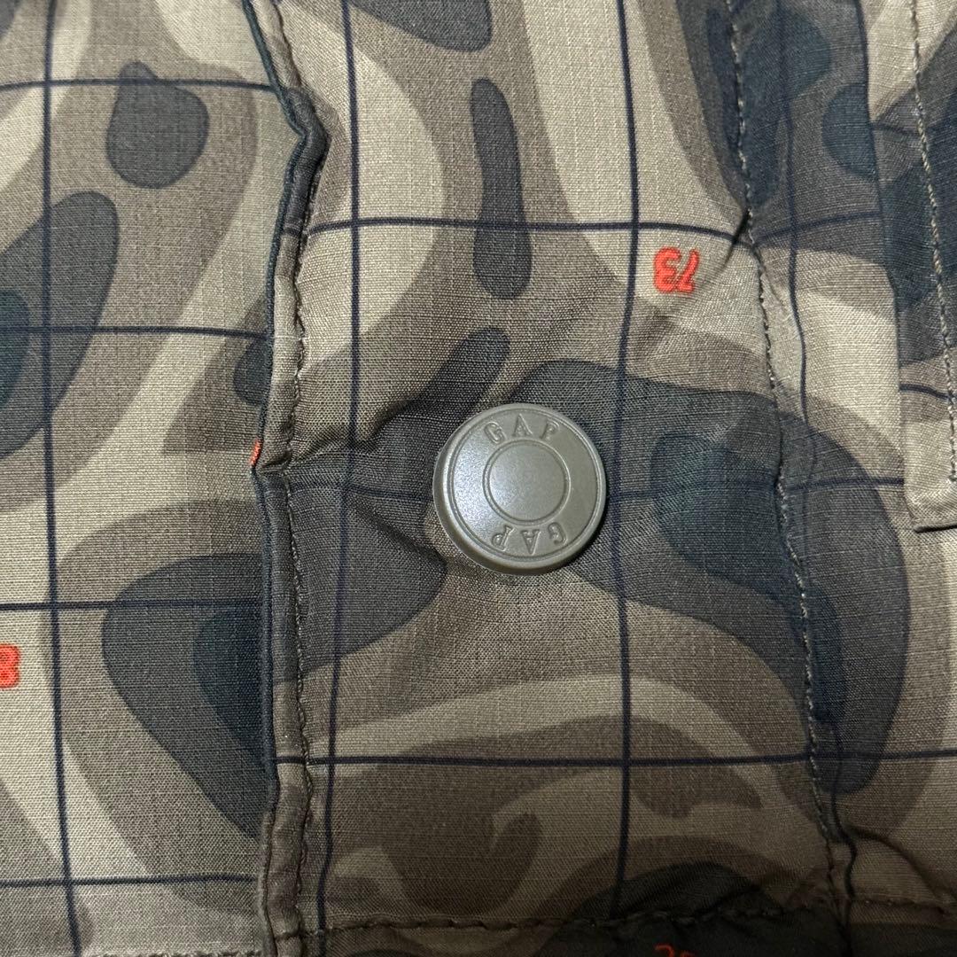 old gap Down camo Vest 迷彩柄 ダウン ベスト