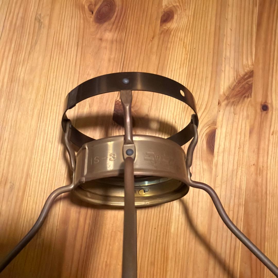 日本船燈 ニッセン石油ストーブ ゴールドフレーム IS-3用の上部わく金