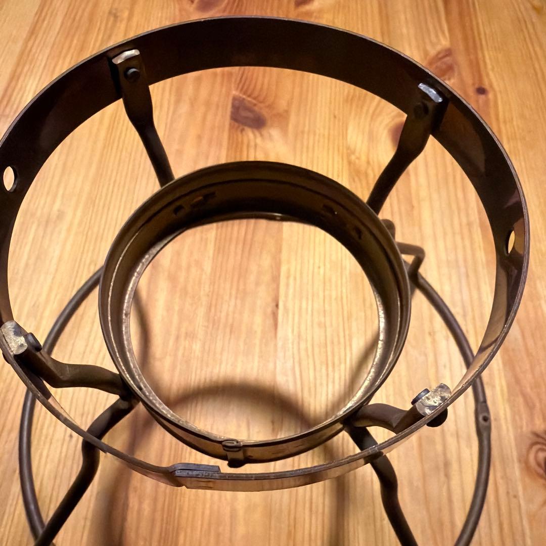 日本船燈 ニッセン石油ストーブ ゴールドフレーム IS-3用の上部わく金