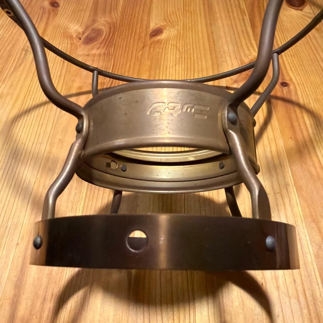 日本船燈 ニッセン石油ストーブ ゴールドフレーム IS-3用の上部わく金