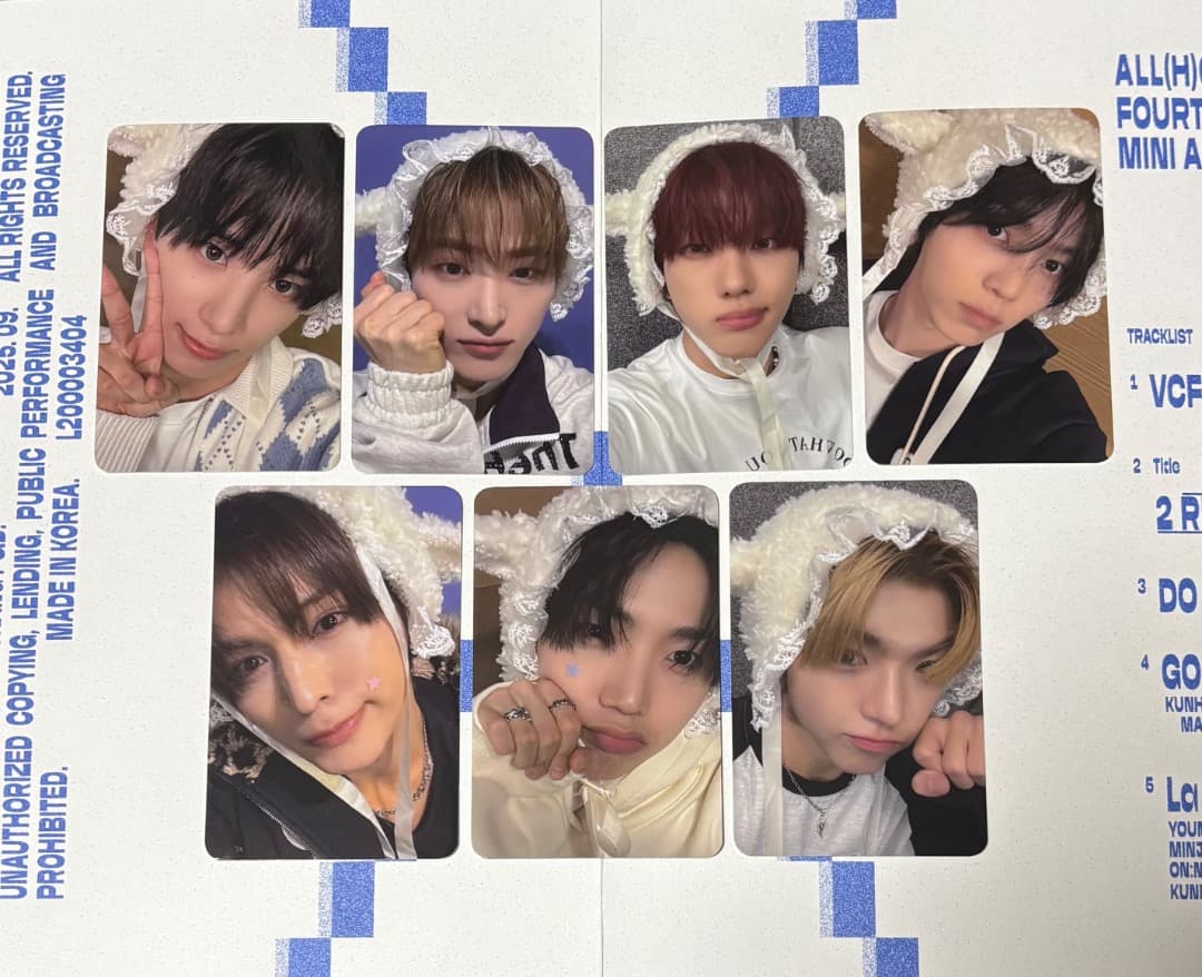 ALL(H)OURS 1st music 対面 トレカ まとめ セット