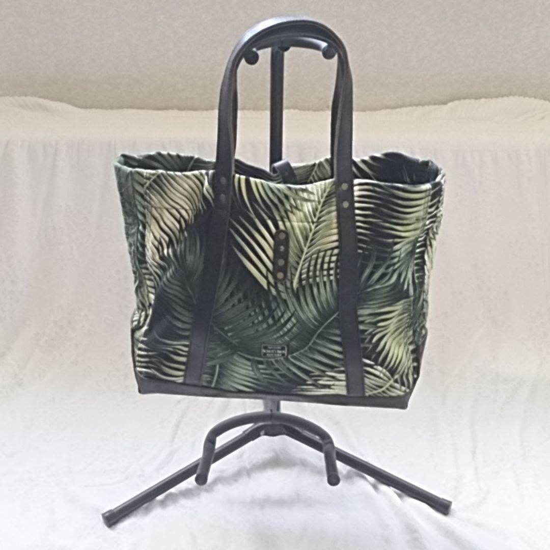 SCHOTT BROS. 本革 レザートートバッグ パームリーフ