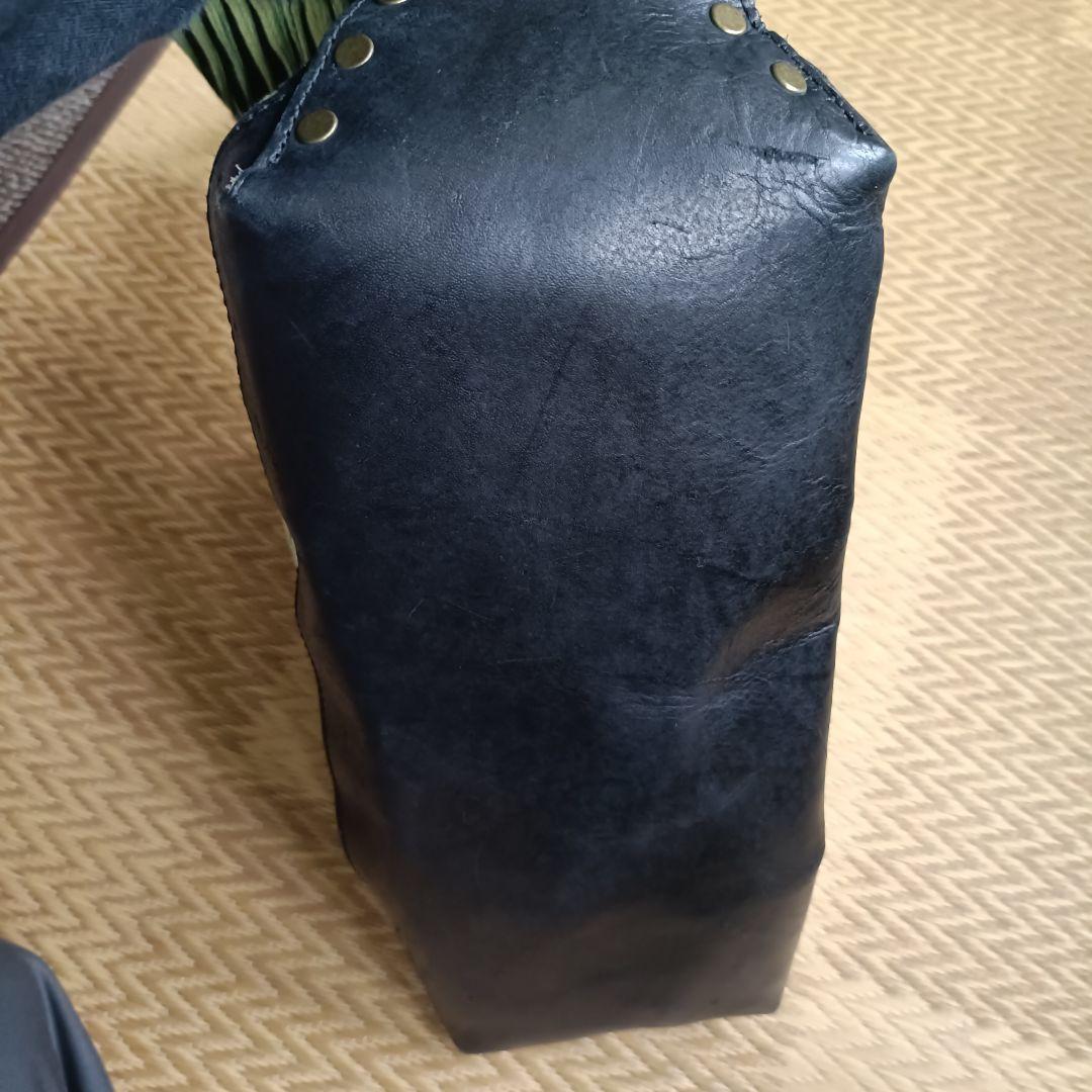 SCHOTT BROS. 本革 レザートートバッグ パームリーフ