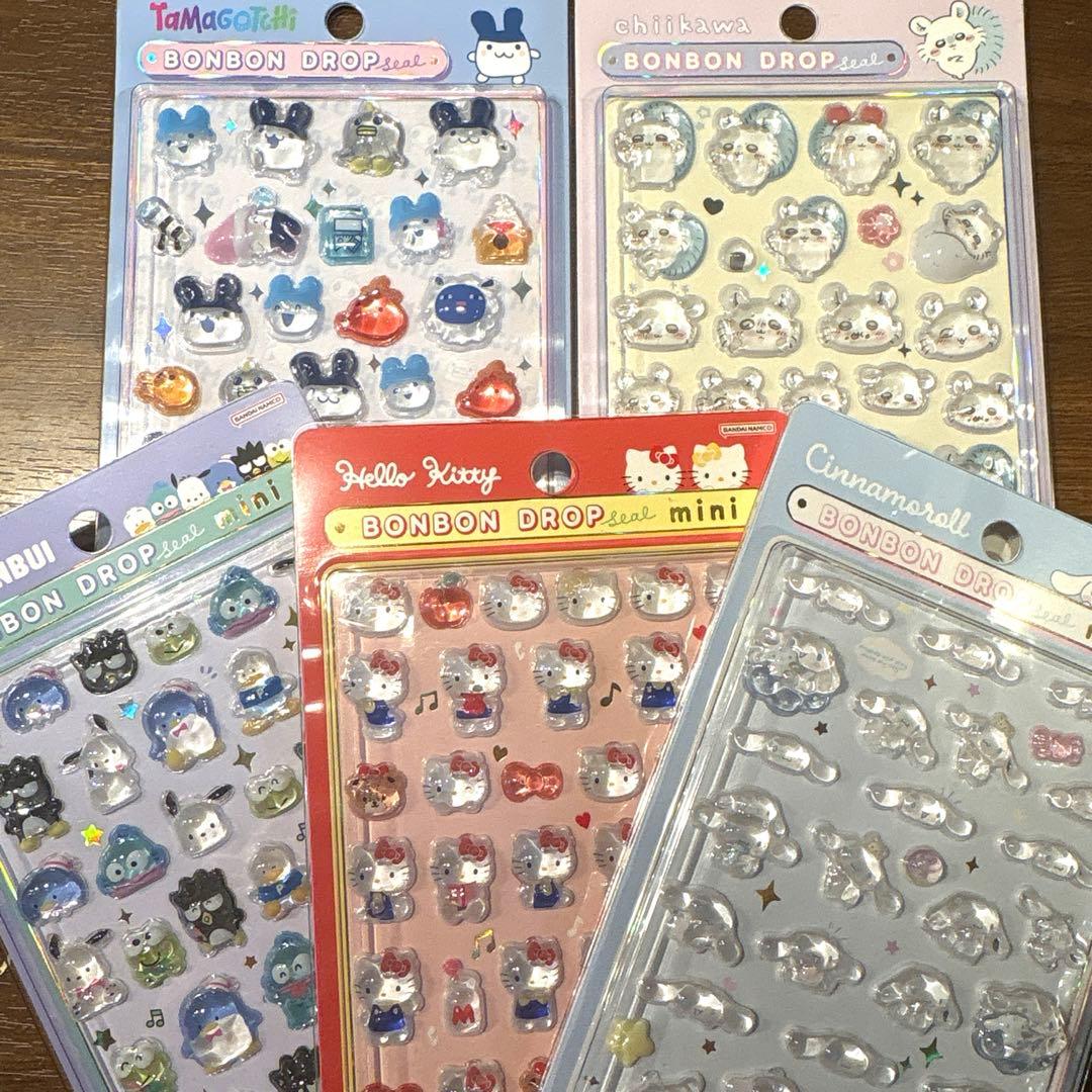 【正規品】ボンボンドロップシール5枚セット