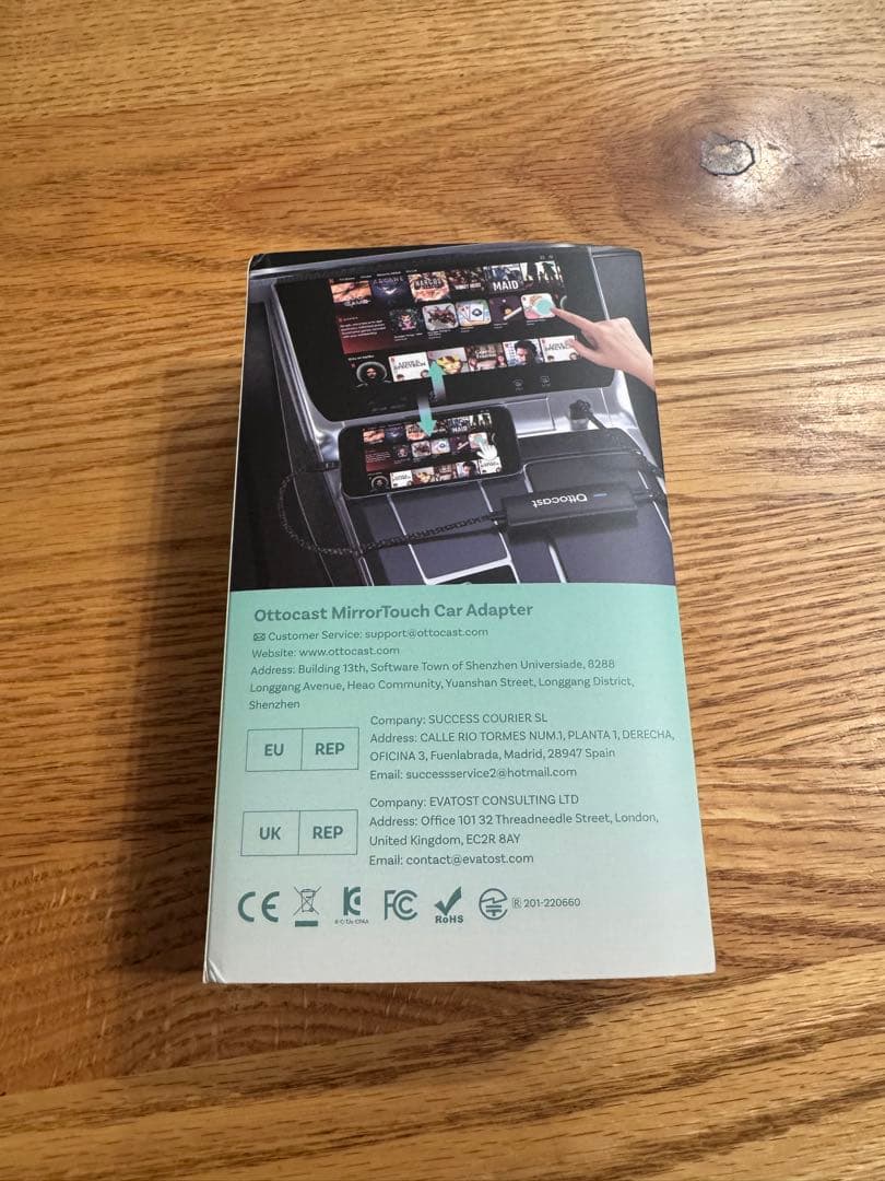 Ottocast MirrorTouch 車載ミラーリングアダプター