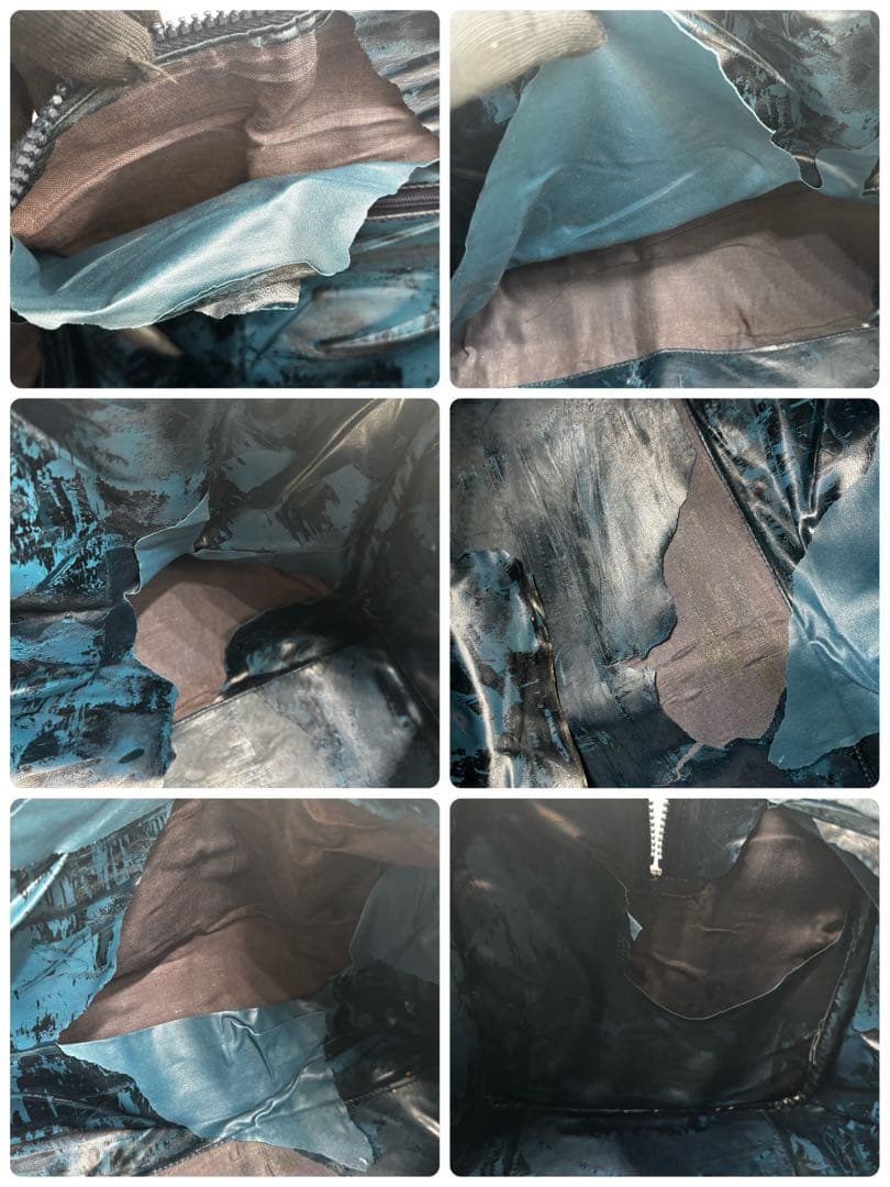 【良品】セリーヌ　ボストンバッグ　マカダム柄　レザー　キャンバス　トラベル　黒