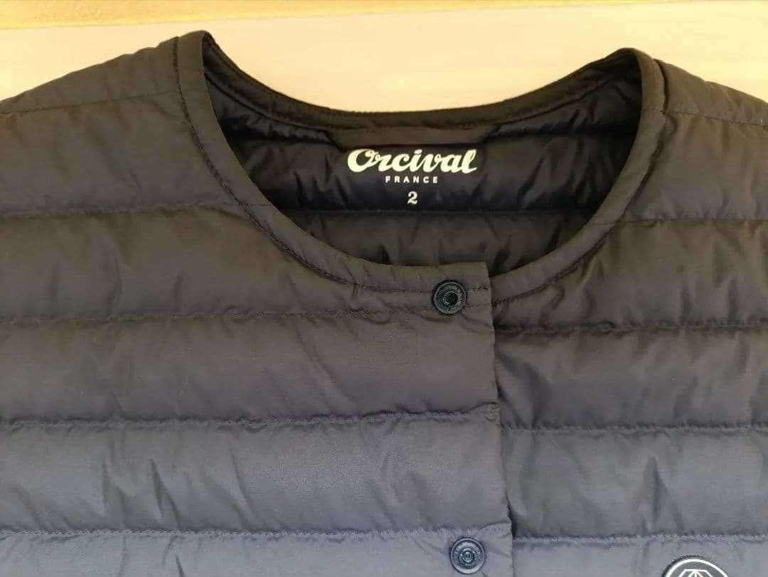 オーシバル ダウンベスト ネイビー サイズ２