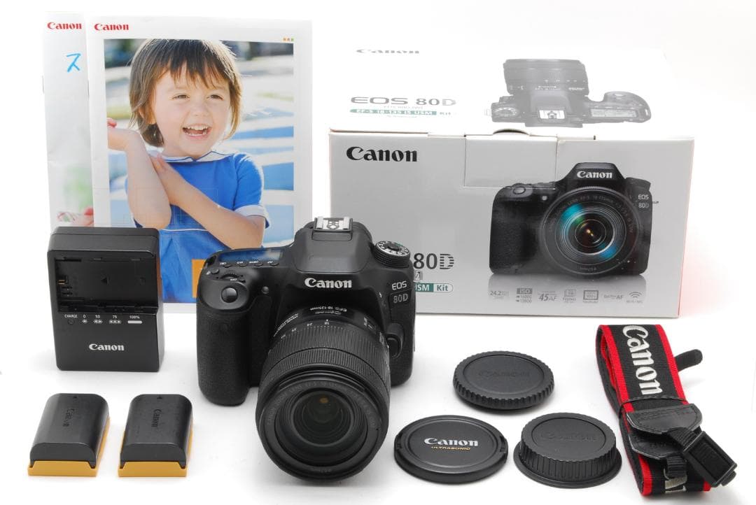 【美品】 Canon EOS 80D EF-S 18-135mm IS USM