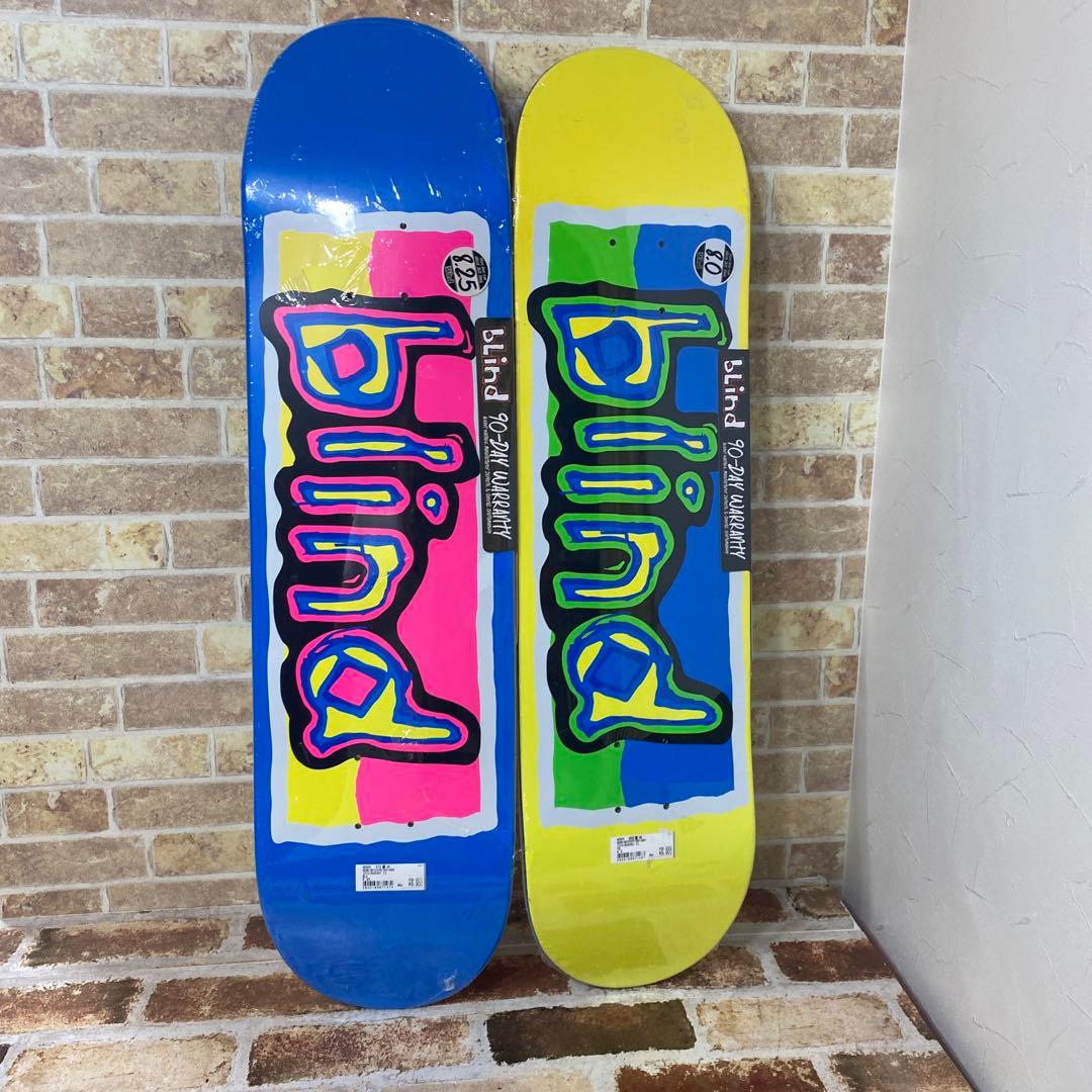 blind スケートボードデッキ 8.25インチ8インチ2本セット