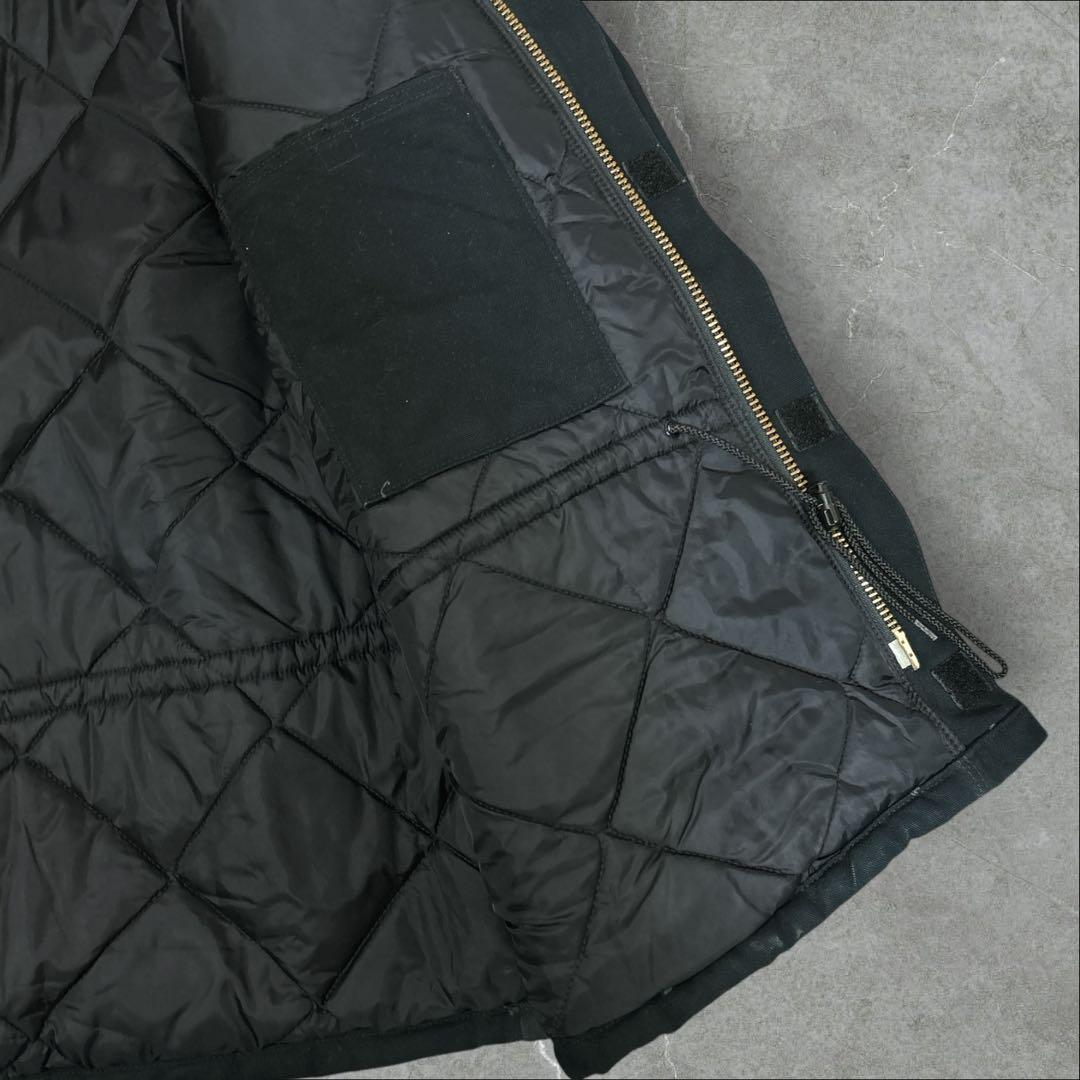 54]カーハート パッチロゴ ダック地 トラディッショナルコートジャケット古着