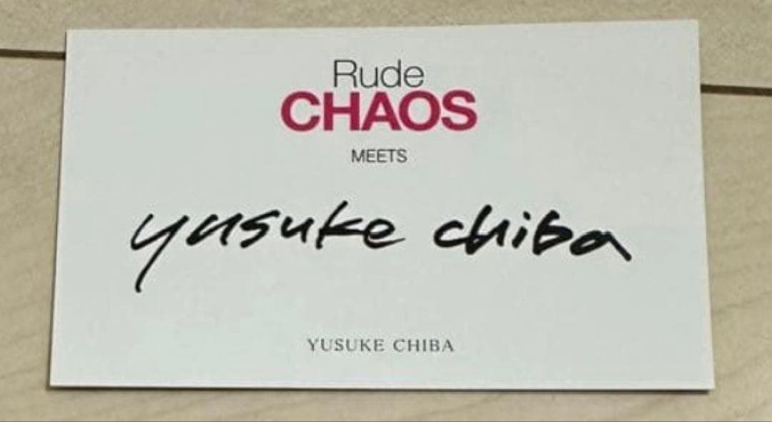 RUDE CHAOSコラボ！チバユウスケ　ハミングバードネックレス