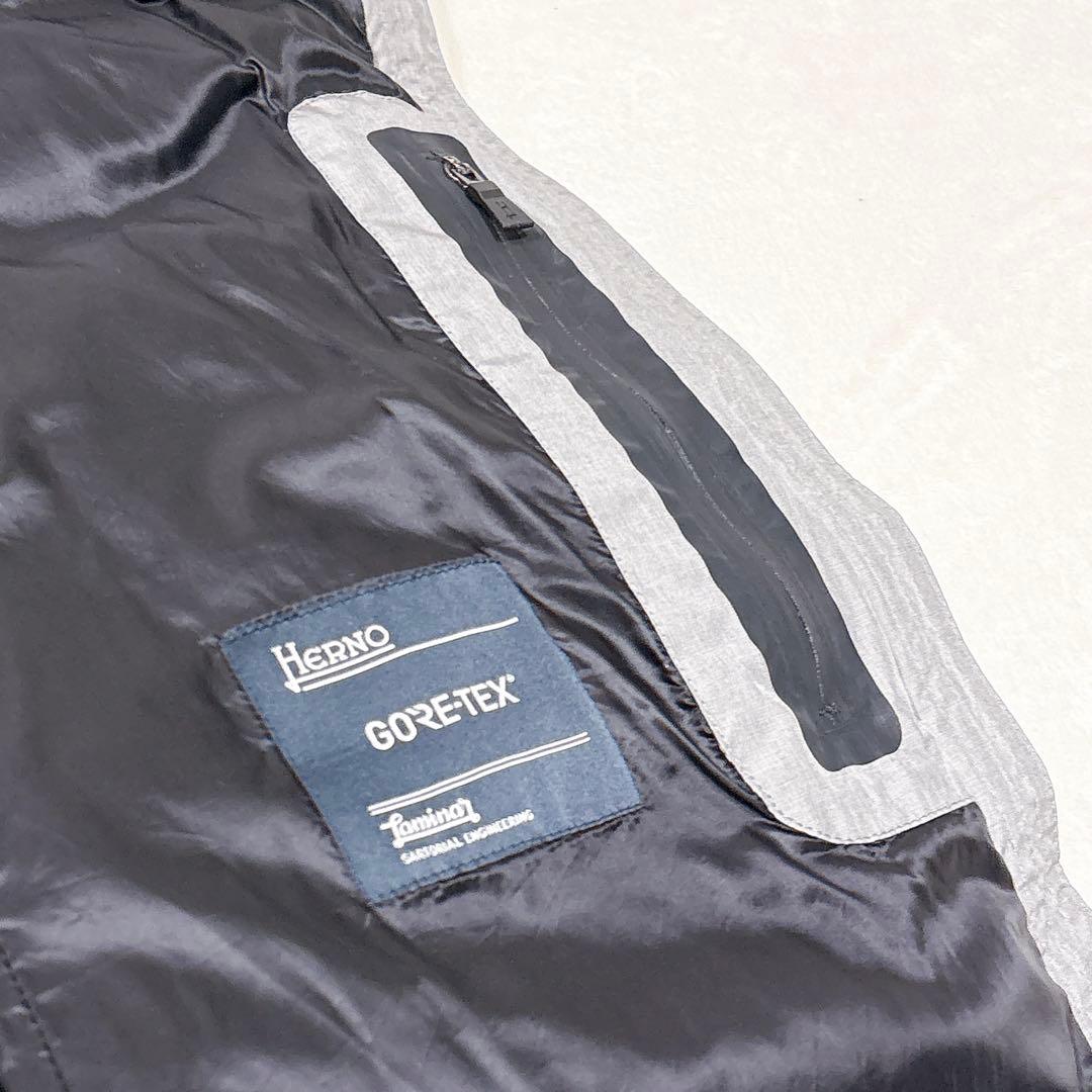 ほぼ未使用✨　ヘルノ　ラミナー　ダウンジャケット　スタンドカラー　グレー　XXL