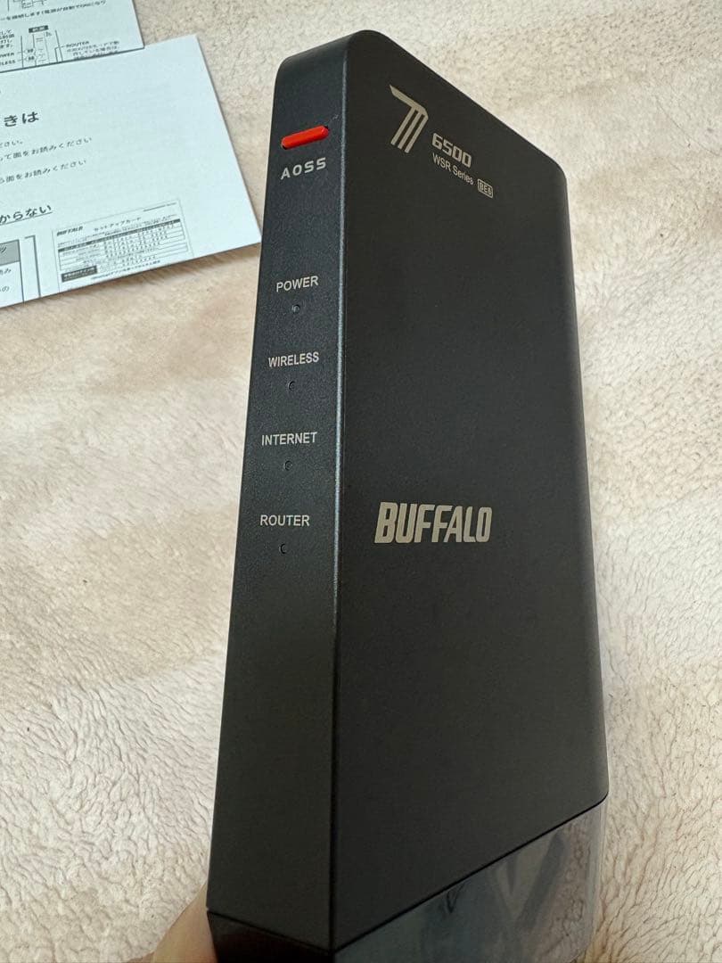 ルーター・ネットワーク機器 rick BUFFALO WSR6500BE6P-BK
