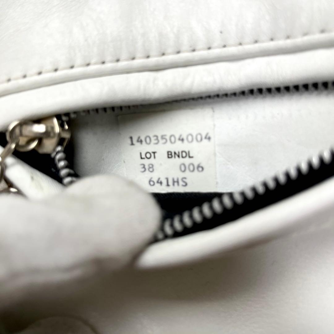 ✨極美品/2way/ライナー付/現行✨ショット シングルライダース 641HS